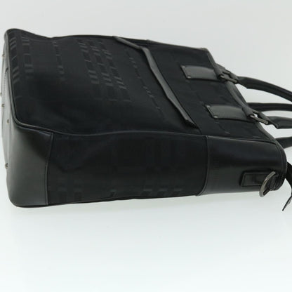 Burberry Auth Canvas Black Tote Bag Style 2
