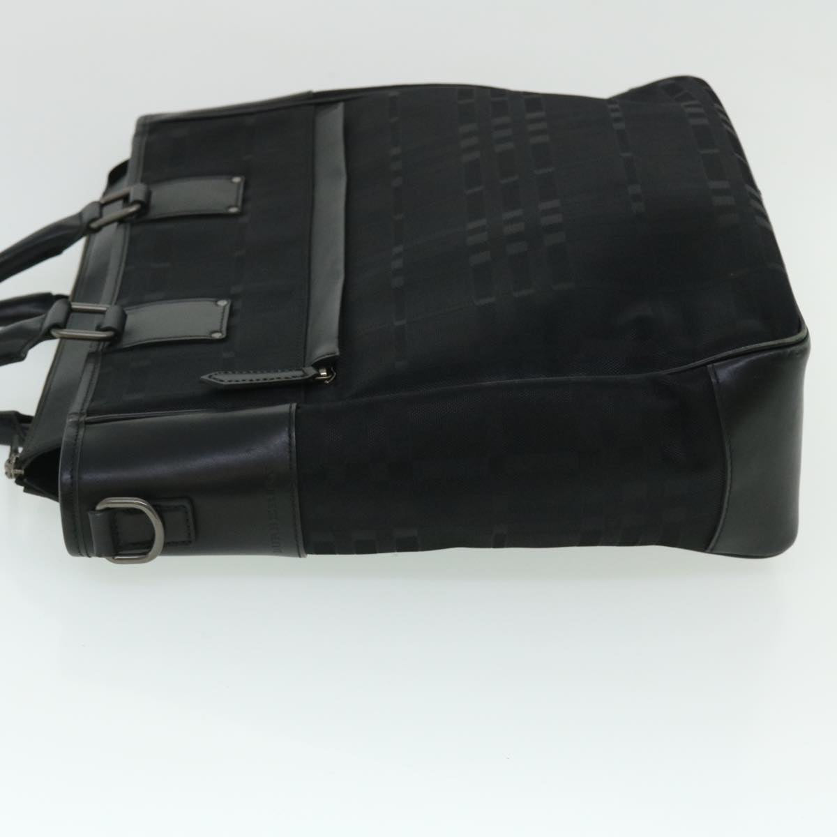 Burberry Auth Canvas Black Tote Bag Style 2