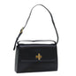 Luxury CELINE Shoulder Bag Leather Black Terre Domble ep1625