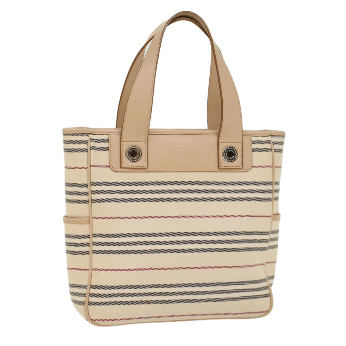 Burberry Nova Auth Canvas Beige Handbag Style 9