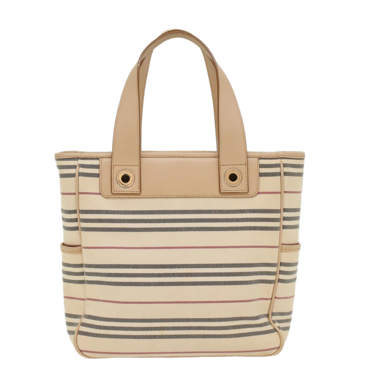 Burberry Nova Auth Canvas Beige Handbag Style 9