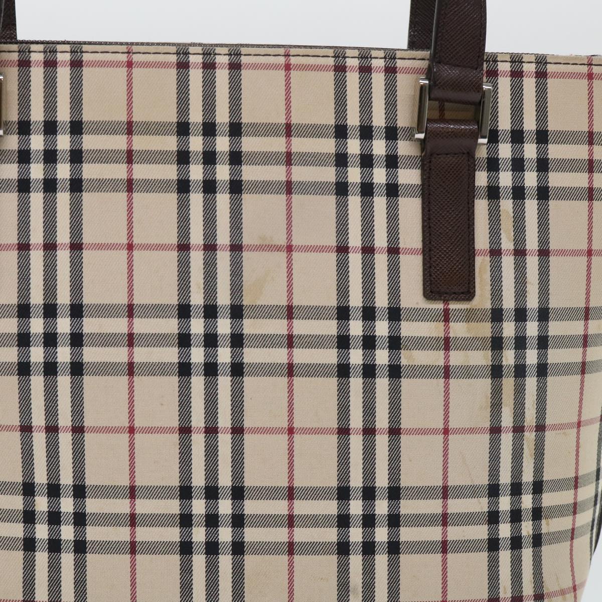 Burberry Auth Leather Beige Shoulder Bag Style 3