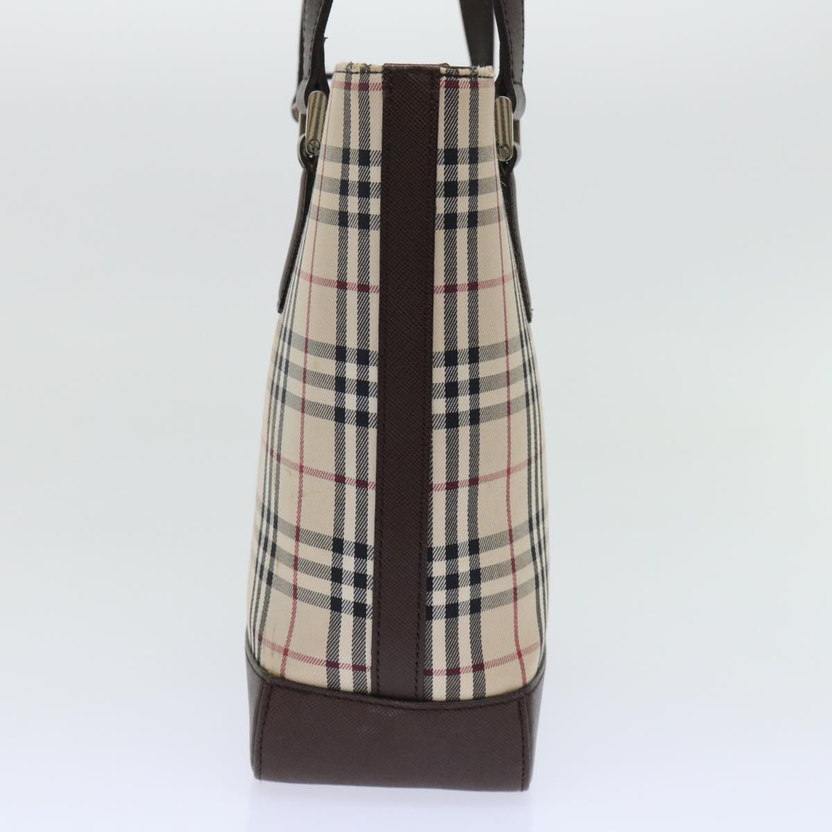 Burberry Auth Leather Beige Shoulder Bag Style 3