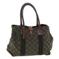 Luxury CELINE Macadam Canvas Shoulder Bag Brown ep1795