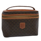 Luxury CELINE Macadam Canvas Hand Bag PVC Leather Brown ep1829