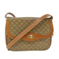 Luxury CELINE Macadam Canvas Shoulder Bag Beige ep1877