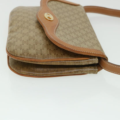 Luxury CELINE Macadam Canvas Shoulder Bag Beige ep1877