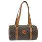 Luxury CELINE Macadam Canvas Shoulder Bag PVC Leather Brown ep2173