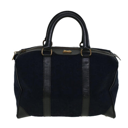 Luxury CELINE C Macadam Canvas Boston Bag Navy ep2240