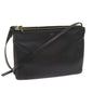 Luxury CELINE Trio PM Shoulder Bag Leather Black ep2461