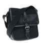 Burberry Auth Leather Black Shoulder Bag