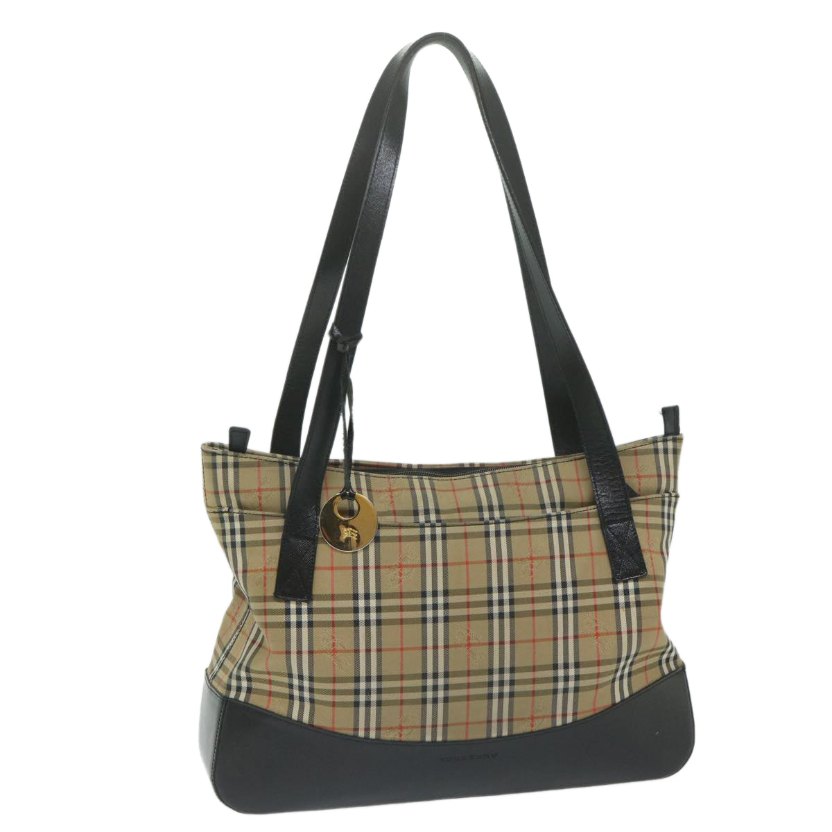 Burberry Nova Auth Canvas Beige Shoulder Bag Style 7