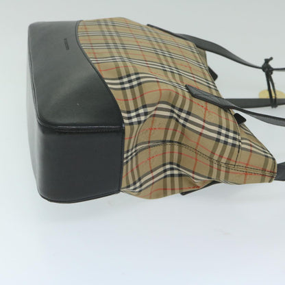 Burberry Nova Auth Canvas Beige Shoulder Bag Style 7