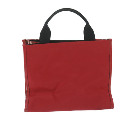 Burberry Nova Auth Nylon Red Handbag Style 4
