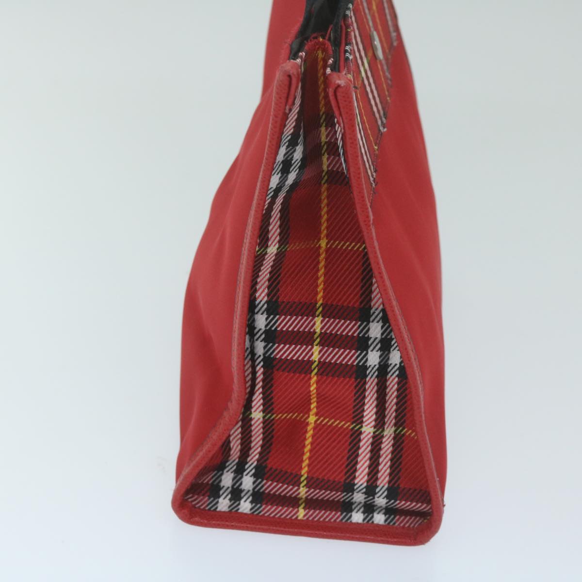 Burberry Nova Auth Nylon Red Handbag Style 4