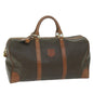 Luxury CELINE Macadam Canvas Boston Bag PVC Brown ep2996