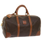 Luxury CELINE Macadam Canvas Boston Bag PVC Brown ep2997
