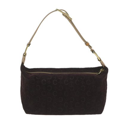 Luxury CELINE C Macadam Canvas Shoulder Bag Purple ep3038