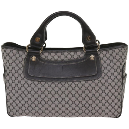 Luxury CELINE Macadam Canvas Hand Bag Gray ep3314