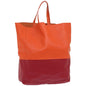 Luxury CELINE Hand Bag Leather Orange ep3321