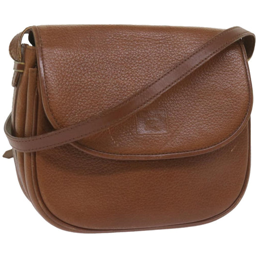 Burberry BURBERRYSs Auth Leather Brown Shoulder Bag Style 3