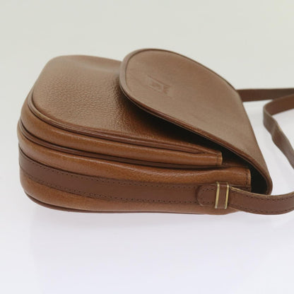 Burberry BURBERRYSs Auth Leather Brown Shoulder Bag Style 3