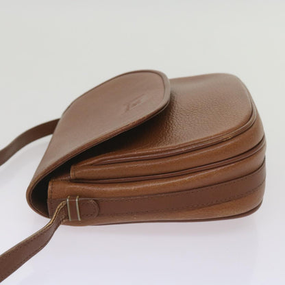 Burberry BURBERRYSs Auth Leather Brown Shoulder Bag Style 3