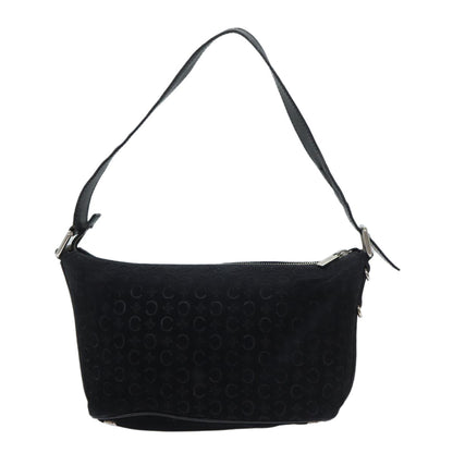 Luxury CELINE C Macadam Canvas Shoulder Bag Black ep3728