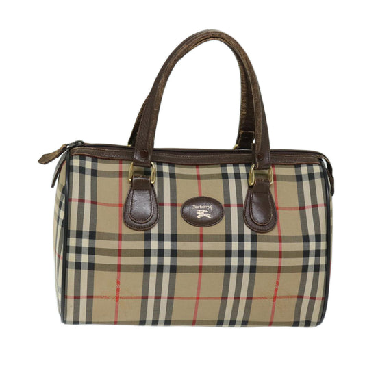 Burberry BURBERRYSs Nova Canvas Beige Handbag Style 6