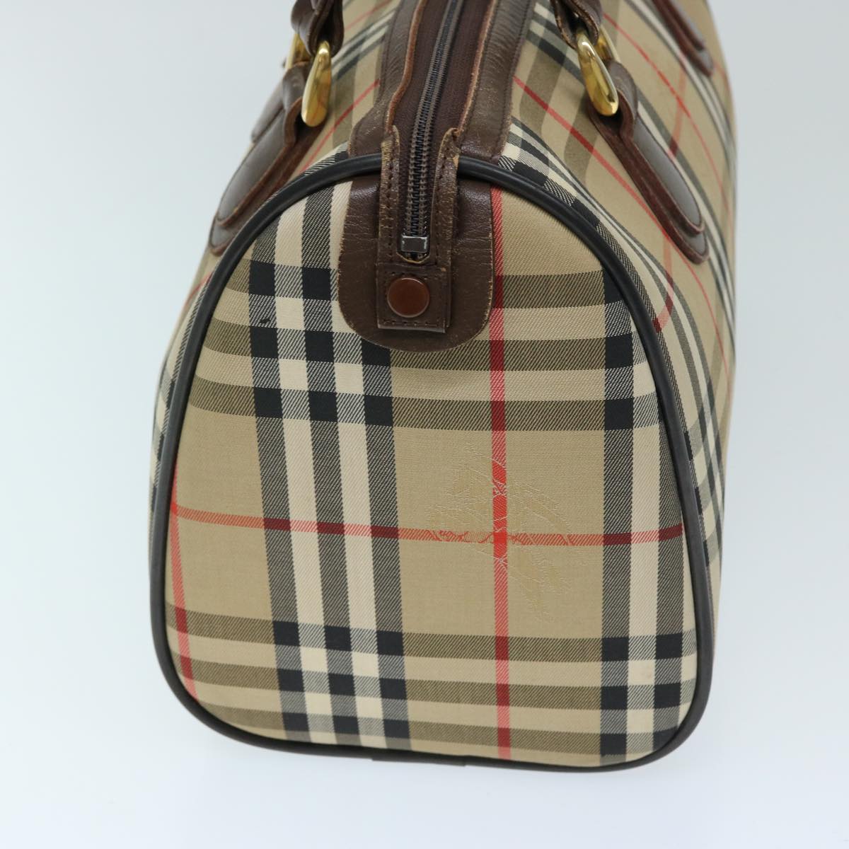 Burberry BURBERRYSs Nova Canvas Beige Handbag Style 6