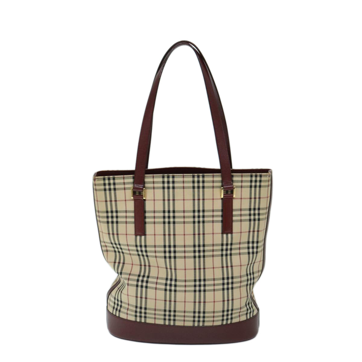 Burberry Nova Auth Canvas Beige Tote Bag Style 6