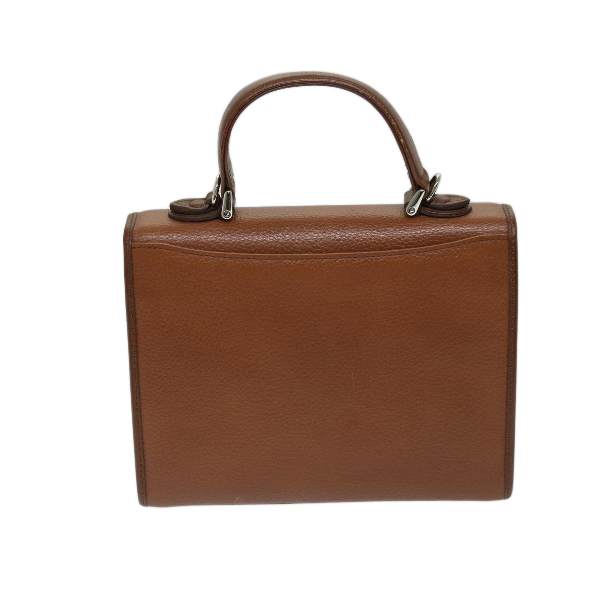 Burberry BURBERRYSs Auth Leather Brown Handbag