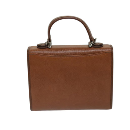 Burberry BURBERRYSs Auth Leather Brown Handbag
