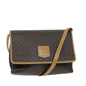 Luxury CELINE Macadam Canvas Shoulder Bag PVC Brown ep3786