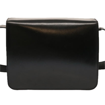Luxury CELINE Shoulder Bag Leather Black ep3891