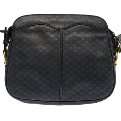 Luxury CELINE Macadam Canvas Shoulder Bag Navy ep3990