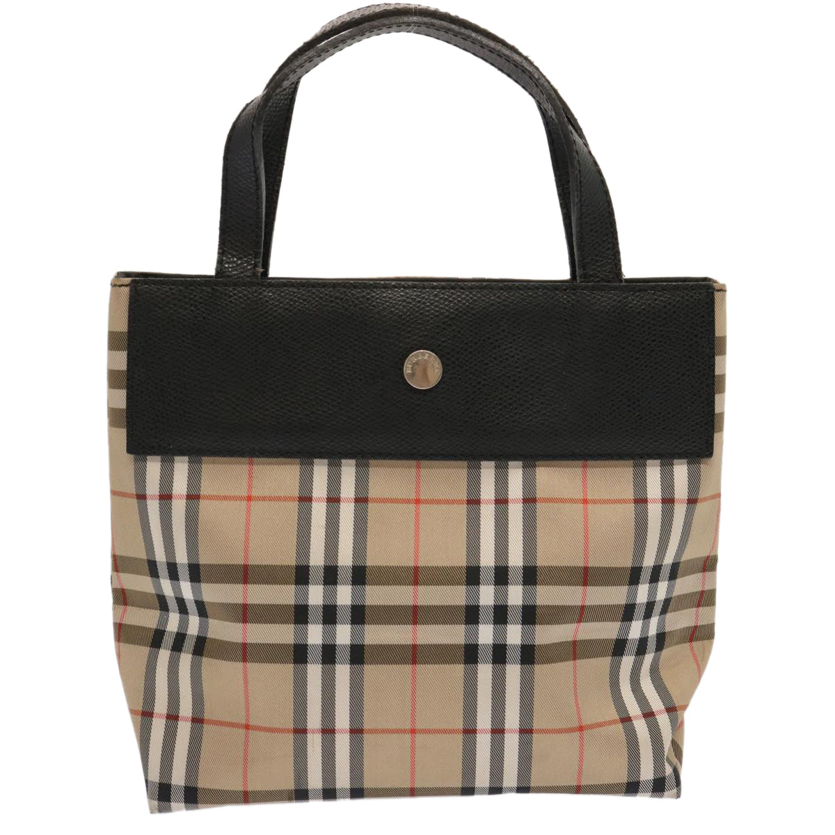 Burberry Nova Auth Nylon Beige Handbag Style 2