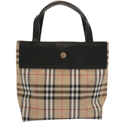 Burberry Nova Auth Nylon Beige Handbag Style 2