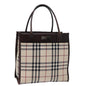 Burberry Nova Auth Canvas Beige Handbag Style 10