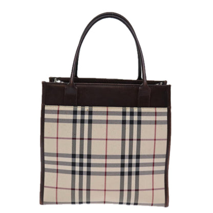 Burberry Nova Auth Canvas Beige Handbag Style 10