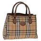 Burberry Nova Auth Nylon Beige Handbag Style 3