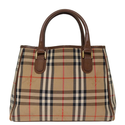 Burberry Nova Auth Nylon Beige Handbag Style 3