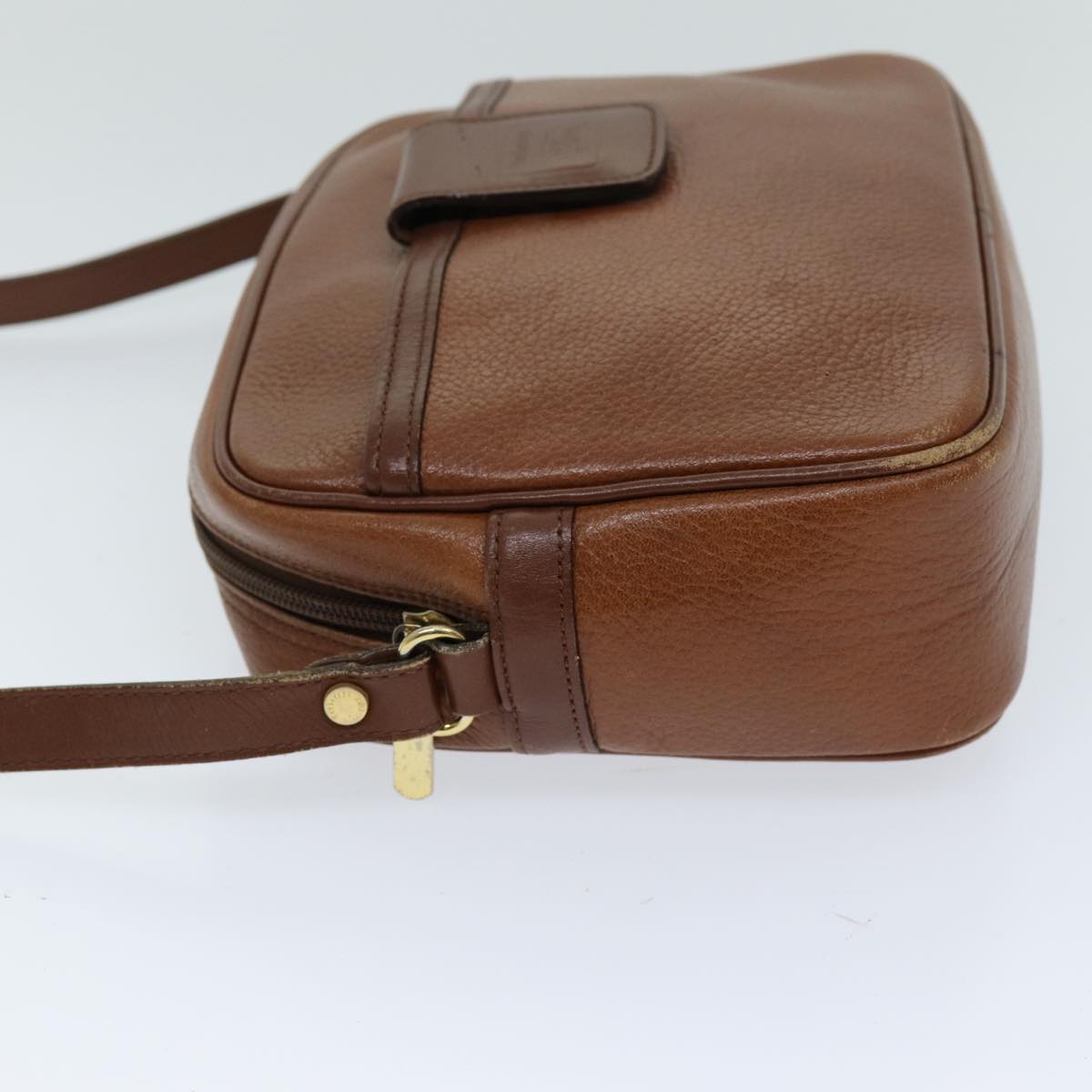 Burberry BURBERRYSs Auth Leather Brown Shoulder Bag Style 4