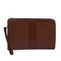Luxury BurberrySs Clutch Bag Leather Brown Auth ep4543