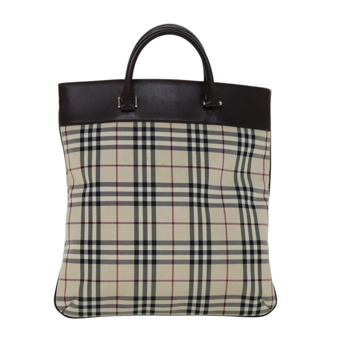 Burberry Nova Auth Canvas Beige Handbag Style 11
