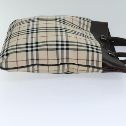 Burberry Nova Auth Canvas Beige Handbag Style 11