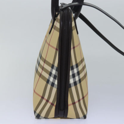 Burberry Nova Auth Leather Beige Handbag Style 2