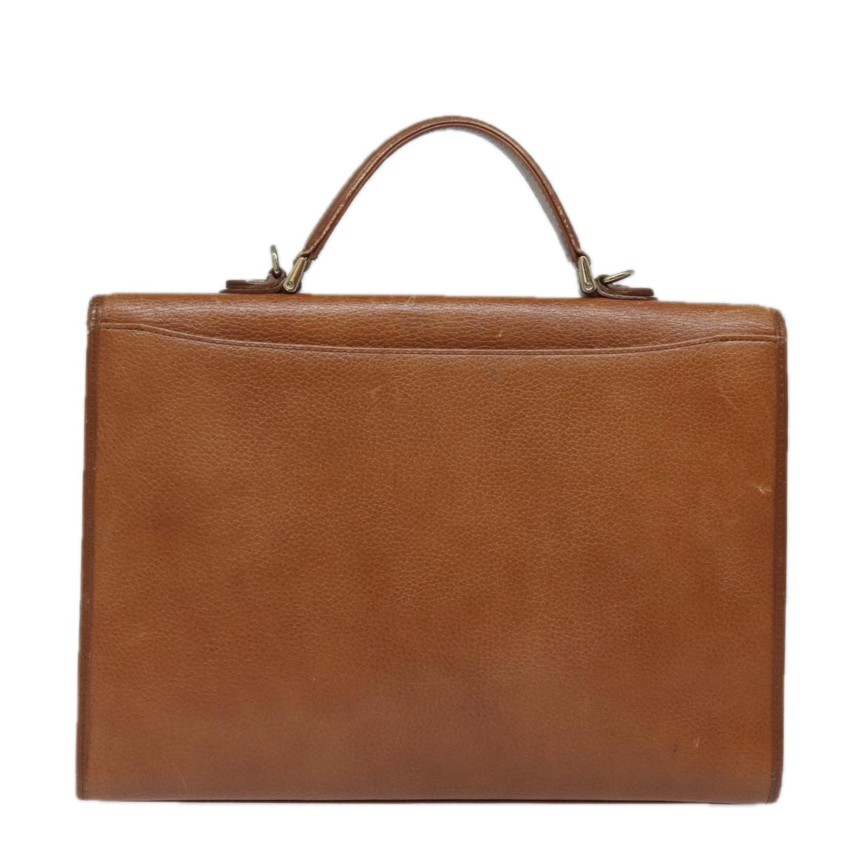 Burberry BurberrySs Auth Leather Brown Handbag Style 2