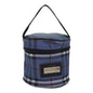 Luxury BurberrySs Nova Check Vanity Cosmetic Pouch PVC Leather Blue Auth ep4900