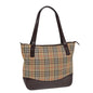 Burberry Nova Auth Leather Beige Tote Bag Style 2